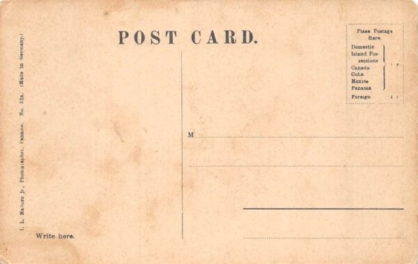 Canal Zone Panama Ancon Hospital Ambulance Vintage Postcard AA67513 - Image 2