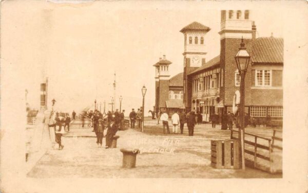 Greenock Scotland Prince's Pier Real Photo Vintage Postcard AA67523