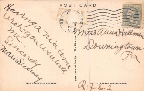 Beach Haven New Jersey The Engleside Hotel Photo Print Vintage Postcard U4426 - Image 2