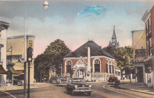 Doylestown Pennsylvania Shewell & Court At Main St. Coca Cola Sign PC U4696