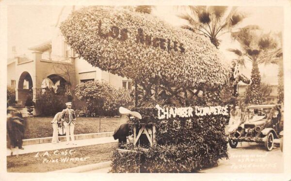 Pasadena California Tournament of Roses Parade Float Winner Real Photo AA67874