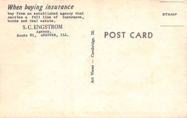 Andover Illinois S.C. Engstrom Insurance & Real Estate Photo Print PC U4968 - Image 2