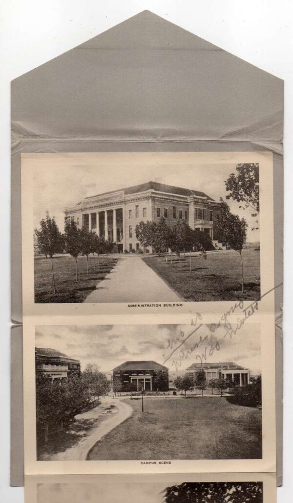 Fort Worth Texas Woman's Collage Fold Out Views Postcard Folder AA68019 - Image 2