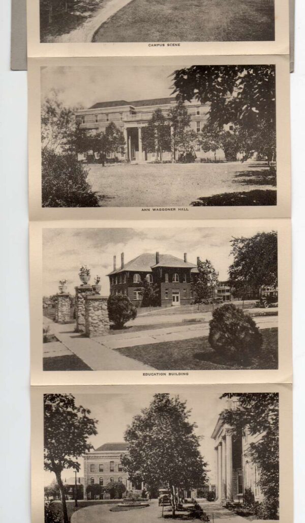 Fort Worth Texas Woman's Collage Fold Out Views Postcard Folder AA68019 - Image 3