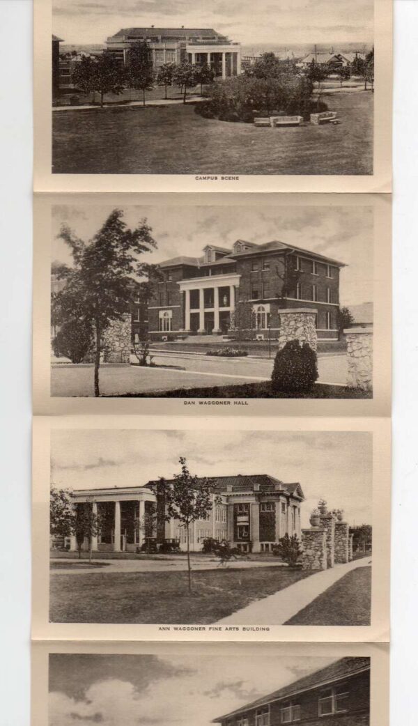 Fort Worth Texas Woman's Collage Fold Out Views Postcard Folder AA68019 - Image 4