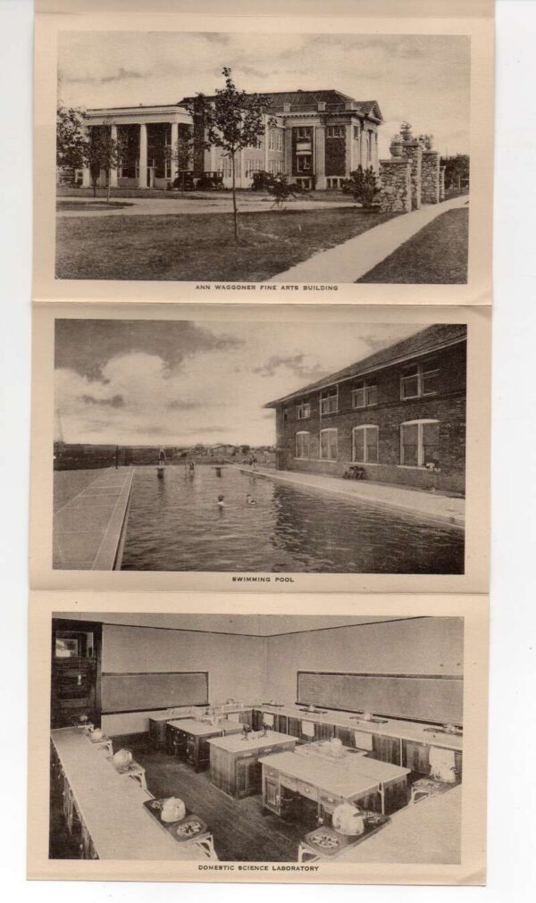 Fort Worth Texas Woman's Collage Fold Out Views Postcard Folder AA68019 - Image 5