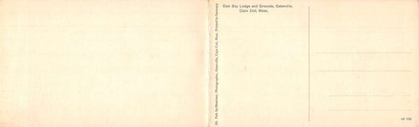 Osterville Massachusetts East Bay Lodge Panoramic View Bi-Fold PC AA68031 - Image 2