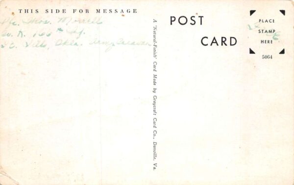 Lynchburg Virginia Lynchburg War Rec Center Interior Vintage Postcard AA68085 - Image 2