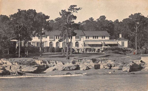 Pebble Beach California Del Monte Lodge Scenic View Vintage Postcard AA68127