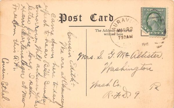 Baltimore Maryland William Sunday Tabernacle Vintage Postcard AA68128 - Image 2