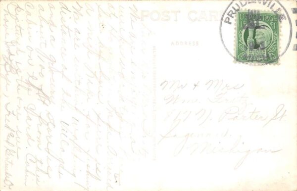 Houghton Lake Michigan Cabins at Summit Heights Real Photo Postcard AA68190 - Image 2