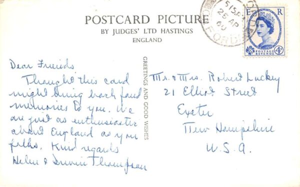Burford England Witney Street Real Photo Vintage Postcard AA68323 - Image 2
