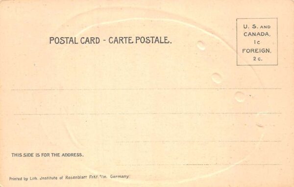 St Louis Missouri 1904 Worlds Fair Fraternal Societies Shell Border PC AA68441 - Image 2