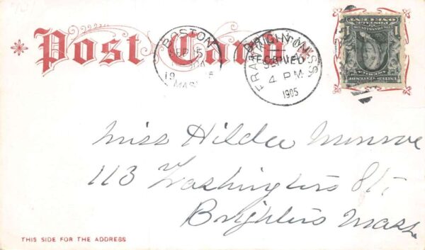 Franklin Massachusetts Dean Academy Baseball Game Sports Postcard AA68463 - Image 2