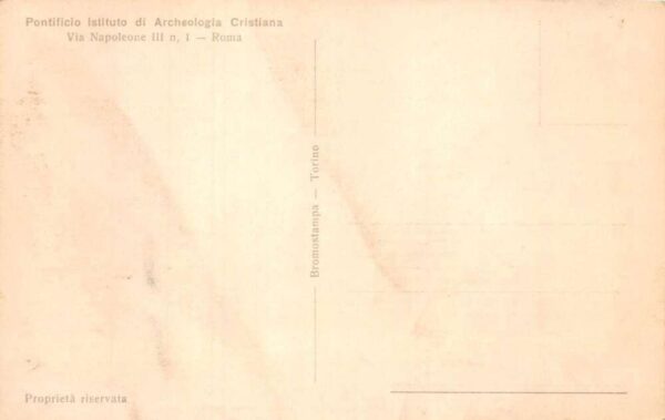 Rome Italy Catacombs of St Callixtus Entrance Real Photo Postcard AA68542 - Image 2