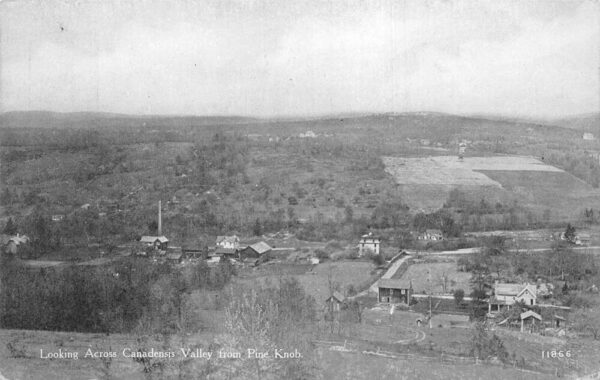 Canadensis Valley Pennsylvania from Pine Knob Scenic View Postcard AA68592