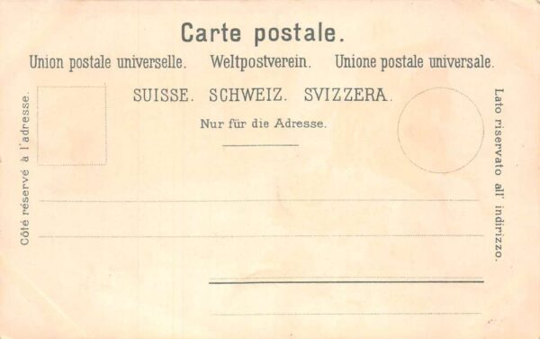 Swiss Military Switzerland Soldatengruss Vintage Postcard AA68609 - Image 2