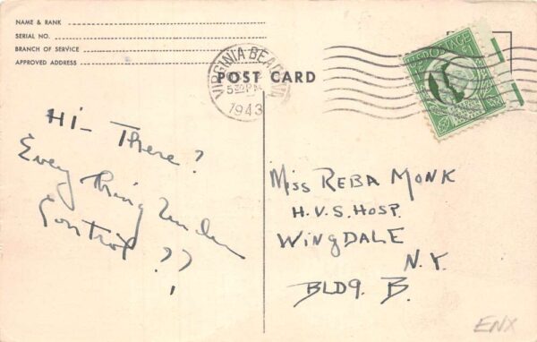 Greetings US Navy Sailor Punching Popeye Spinach Can Vintage Postcard AA68615 - Image 2