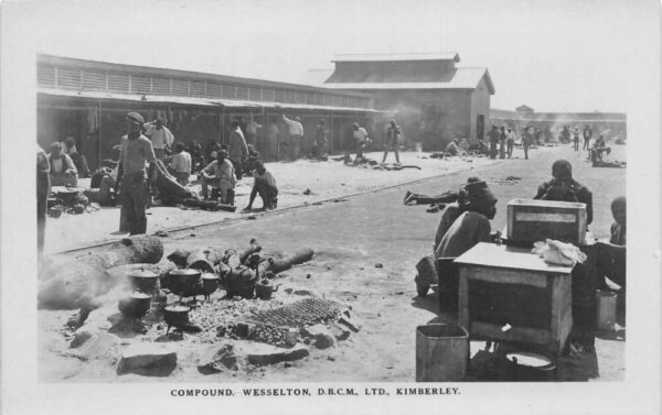 Wesselton De Beers Diamond Mine South Africa Compound Real Photo PC AA68730