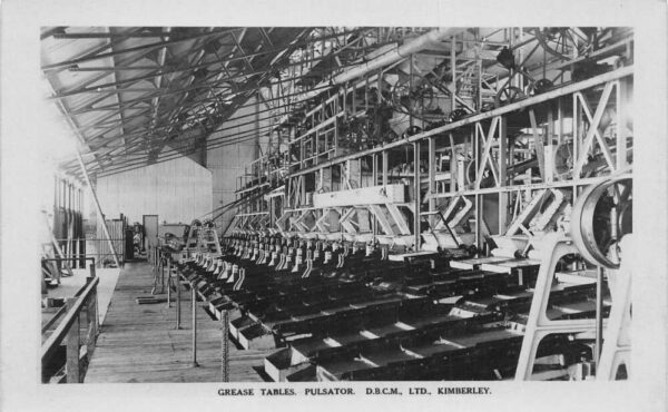 Kimberley South Africa De Beers Mining Grease Tables Real Photo PC AA68732