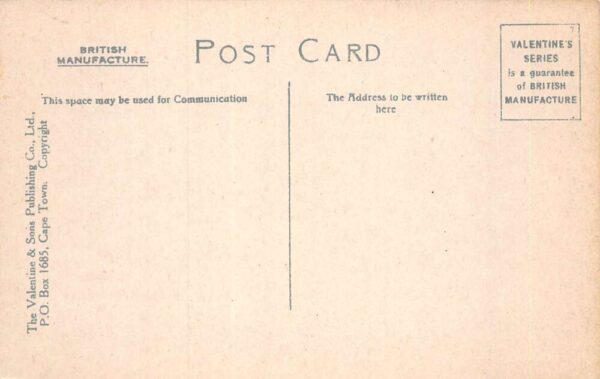 Africa Zulu Warrior about to Propose Vintage Postcard AA68783 - Image 2