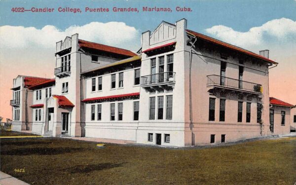 Marianao Cuba Candler College Puentes Grandes Vintage Postcard AA68812