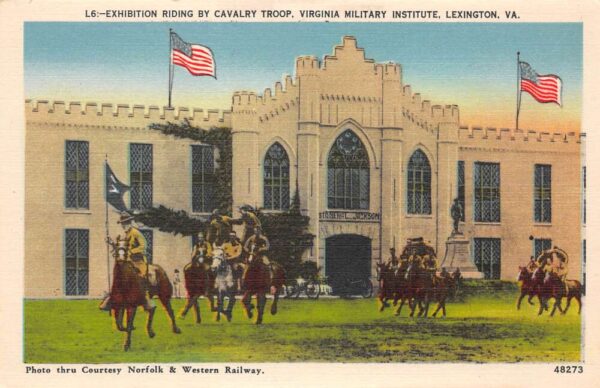 Lexington Virginia Cavalry Troop Exhibition,Virginia Military Institute PC U5144