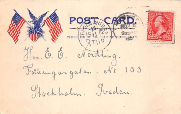 Hoboken New Jersey North Germany Lloyd Pier Vintage Postcard AA68829 - Image 2