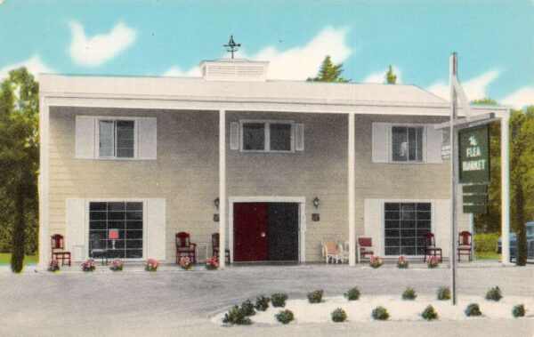 Goleta California The Flea Market Antique Store Vintage Postcard AA68833