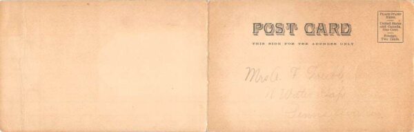 North Water Gap Pennsylvania Willow Dell Scenic View Bi-Fold Postcard AA68881 - Image 2