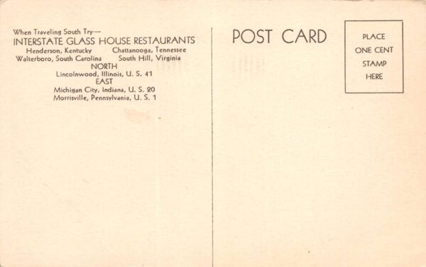 Kentland Indiana Nu-Joy Restaurant & Greyhound Bus Station Vintage PC U5196 - Image 2