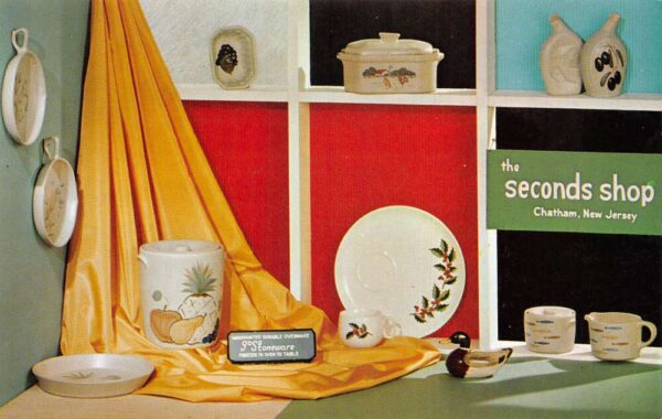 Chatham New Jersey Seconds Shop Ceramics Pottery Adv Vintage Postcard AA69348