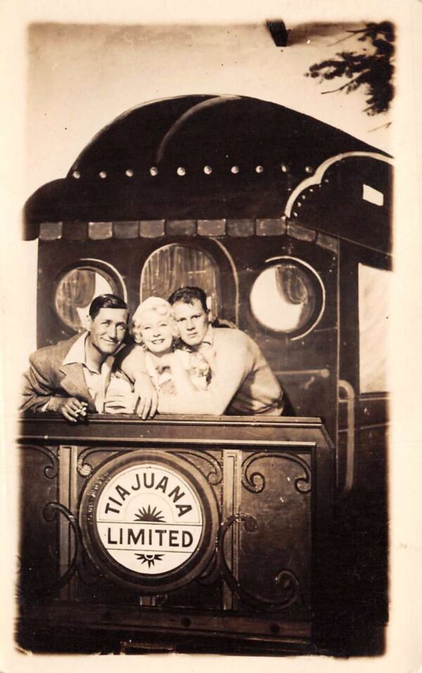 Tijuana Mexico Tia Juana Limited Train Tourist Studio Real Photo PC AA69358