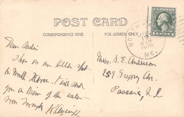 North Haven Maine View Of North Haven Real Photo Vintage Postcard U5287 - Image 2