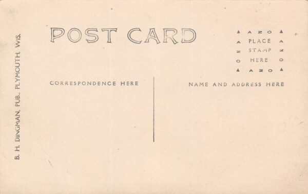 Cadott Wisconsin Main Street Real Photo Vintage Postcard U5317 - Image 2