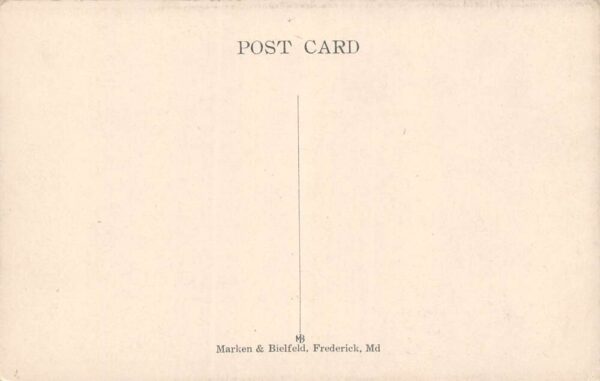 Frederick Maryland Presbyterian Church & Manse, Stonewall Jackson Tree Vintage PC U5347 - Image 2