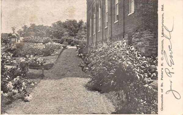 Libertytown Maryland Grounds Of St. Peter's Roman Catholic Church PC U5372