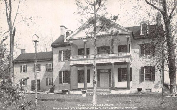 Frederick Maryland Rose Hill, Former Governor's Home Photo Print PC U5428