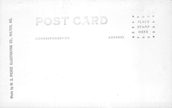 Wilton Maine Main Street Real Photo Vintage Postcard U5586 - Image 2