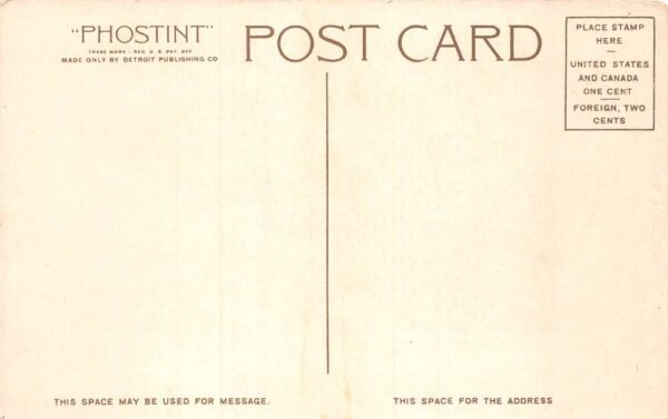 Fort Apache Arizona An Apache Cupid Color Lithograph Vintage Postcard U5613 - Image 2