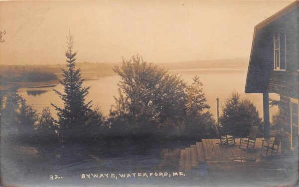 Waterford Maine Byways Real Photo Vintage Postcard U5652