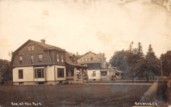 Kenwood New York Residences At The Park Real Photo Vintage Postcard U5663