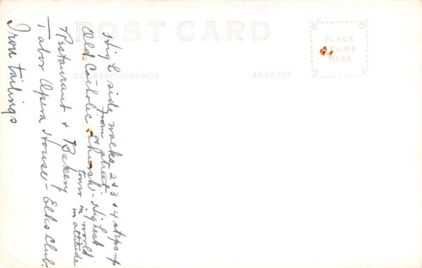 Leadville Colorado Little Johnny Mine B/W Photo Vintage Postcard U5669 - Image 2