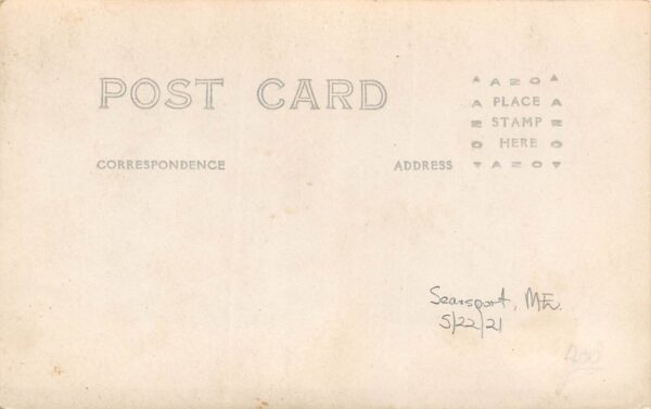 Searsport Maine North End L.C. Havener House Real Photo Vintage Postcard U5672 - Image 2