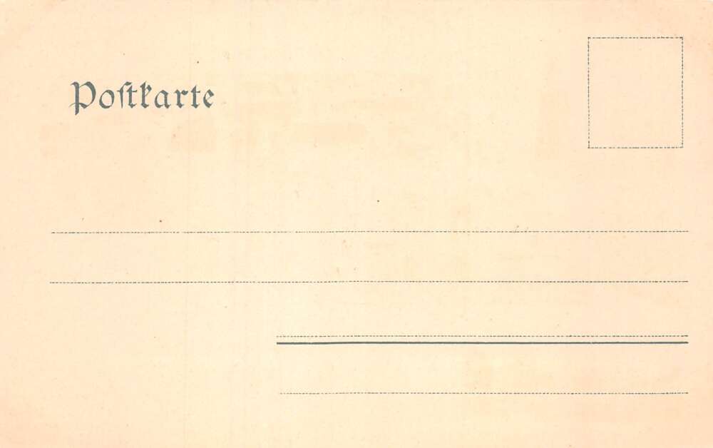 Halle Germany Gruss aus Theatre Market Street Scene Vintage Postcard AA68899 - Image 2