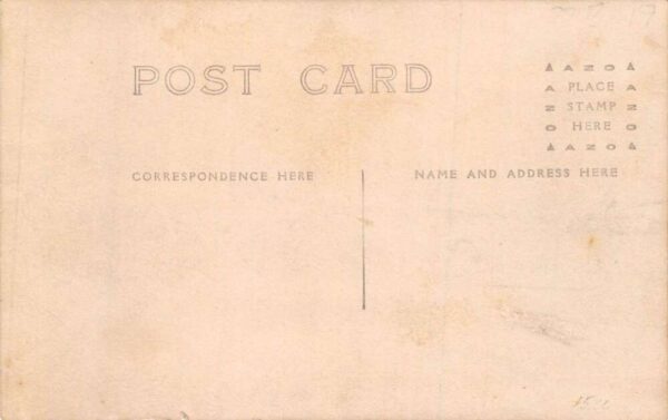 Boy on Bicycle Real Photo Vintage Postcard AA68928 - Image 2