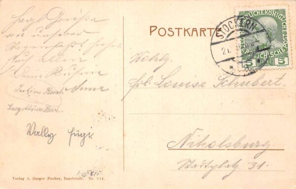 Austria Basilica Maria Dreieichen Gruss aus Vintage Postcard AA68946 - Image 2