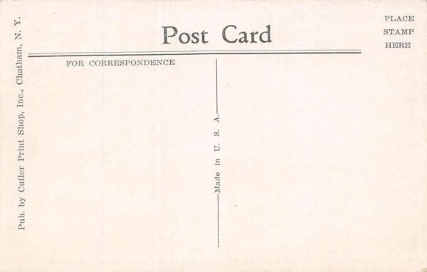 East Greenbush New York Merion Villa B/W Photo Print Vintage Postcard U5820 - Image 2