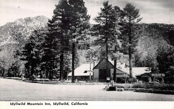 Idyllwild California Idyllwild Mountain inn B/W Photo Print Vintage PC U5836
