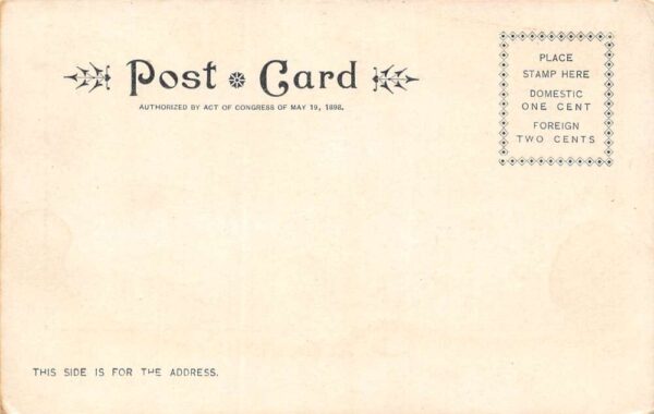 White Plains New York Broadway, White Border Vintage Postcard U5877 - Image 2